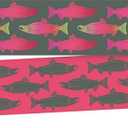 Barker Creek Double-Sided Border, Sea & Sky Salmon, Trim Out Bulletin Boards and Create Colorful Displays with 70' of Designer Double-Sided Border, 3" x 70', Pack of 2