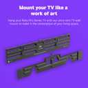 Roku Wall Mount Kit for 55-Inch Pro Series TV - Ultra-Slim with Minimalist, Flat Design - Hinged TV Mount and Kickstand for Easy Access to Cables