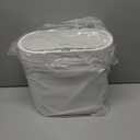 ELPHECO 2.5 Gallon Bathroom Trash Can with Lid, Slim Motion Sensor Garbage Can, Automatic Waste Bin, Small Narrow Trash Can for Bathroom, Bedroom, Office, Kitchen  White