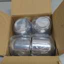 4 Push Through Chrome Wheel Center Caps for Trailer Wheel Rims 3.25" Center Bore