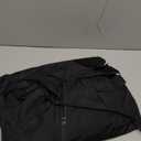 CARCOS Plus Size Women's Rain Jacket Black Waterproof Hooded Trench Raincoat Lightweight Long Windbreaker Travel Jackets with Pockets and Storage Bag 4XL 24W 26W