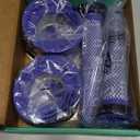 Vacuum Filter Replacement Kit for Dyson V7, V8 Animal, V8 Absolute & SV10 Cordless Vacuum Cleaners, Replaces Part # 965661-01 & 967478-01 (4P) (blue)