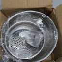 Canning Funnel with Strainer, Food Grade Funnel for Kitchen Use, Metal Large & Small Wide Mouth Funnels for Mason Jars, Stainless Steel & Dishwasher Safe