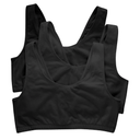 Hanes Women's Pack, Cotton Scoopneck Bralette, Low-Impact Sports Bra, 3-Pack, size Medium