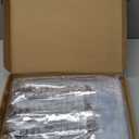 Eaasty Name Tags with Clips and Printable Inserts Clip On Name Badges Customizable Clear ID Badge Holder with Clips 3" x 4" Horizontal PVC for Meeting Seminar Show Event and Conference (100 Pack)