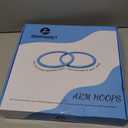 Weighted Fitness Hoop for Arms - Mini Upper Body Exercise Tool to Strengthen Arms and Shoulders - Lightweight Design for Fun Home Workouts (Blue)