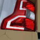 OKLPF Rear Brake Tail Light Compatible With 2018 2019 2020 Ford F150 F-150 Replace JL3Z-13404-H JL3Z-13405-H,Replace Red Taillight Assembly,Included Bulbs and Harness,Driver and Passenger Side