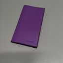 CASMONAL Premium Leather Checkbook Cover for Men and Women Checkbook Holder Wallet RFID Blocking (Lavender)