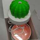 Mini Humidifier, 280ml USB Cool Mist Portable Cactus Air humidifier, Ultra-Quiet Operation for Bedroom Home Office Yoga Car Travel(Pink)