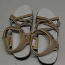 UBFEN Womens Hiking Comfort Sport Sandals Beach Vacation Camping Casual Sport Sandals with Adjustable Straps and Arch Support (8.5)