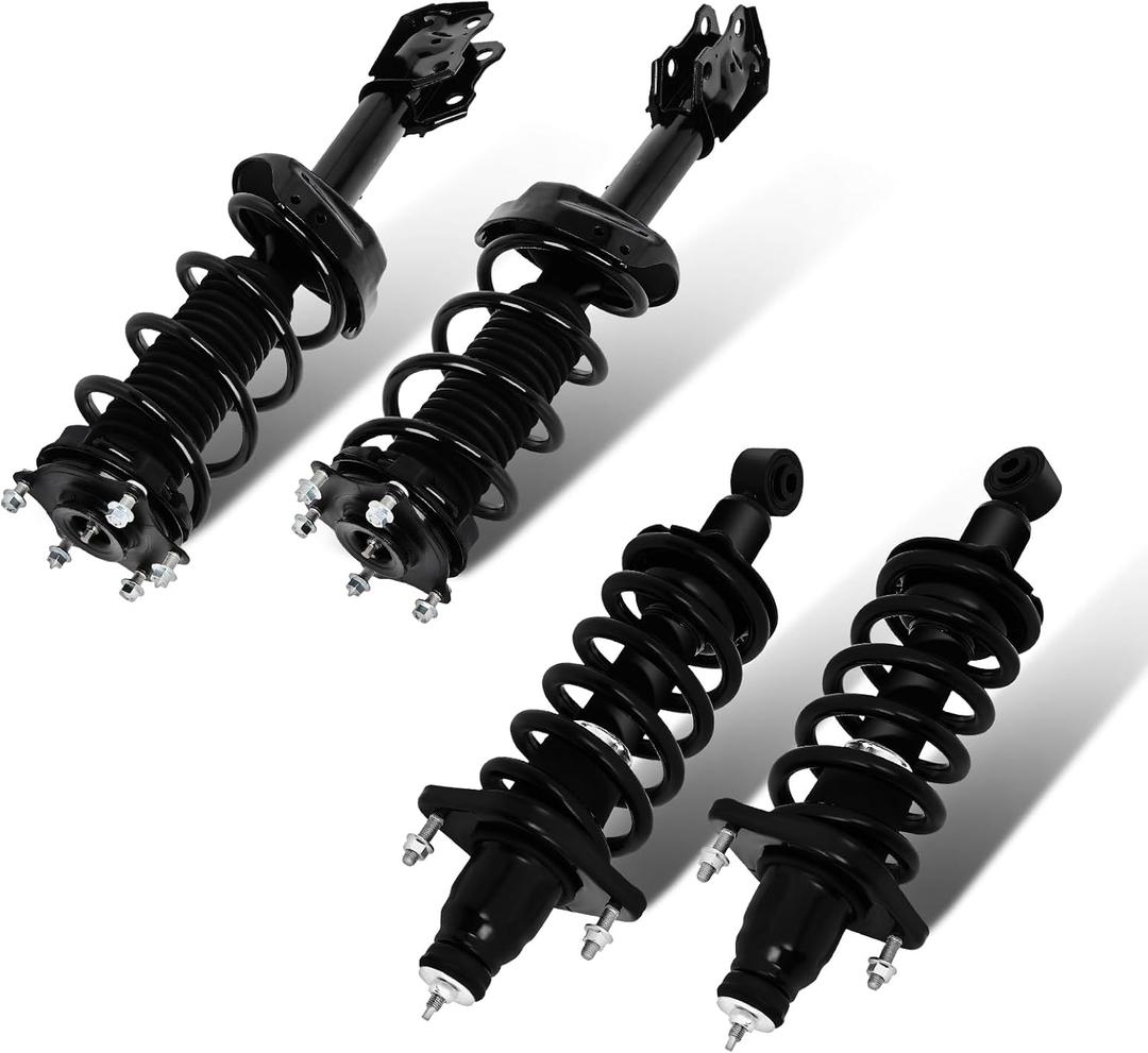 SCITOO Quick Complete Struts Assembly Shock Absorber fit 2007 2008 2009 2010 2011 for Honda CR-V (Front and Rear Pair)