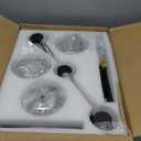 21.2" Dining Room Light Fixture/Chandelier Over Table, 3-Light Kitchen Island Lighting Hanging for Farmhouse Linear Chandeliers Matte Black Ceiling Pendant Light Fixtures with Clear Glass Shade