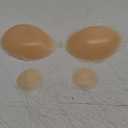 NONIO Adhesive Bra Strapless Sticky Invisible Push up Reusable Silicone The Best Off Backless Viscous for Women (US, Cup Band, DD, Nude) at Amazon Womens Clothing store