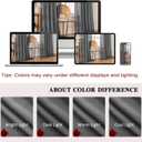 Pinch Pleated Sheer Curtains 84 Inch Length, Semi Voile Sheer Curtains for Bedroom Living Room Pinch Pleated Soft Touch Light Filtering Drapes(Gray, 42 W x 84 L, 2 Panels) (Quiet Shade)