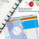 Index Tabs for AAPC Version HCPCS Level II 2025, Upgraded Complete Book Tabs Set (Book not Included), Color-Coded Tabs for Every Chapter with Code Ranges, Laminated & Waterproof & Repositionable