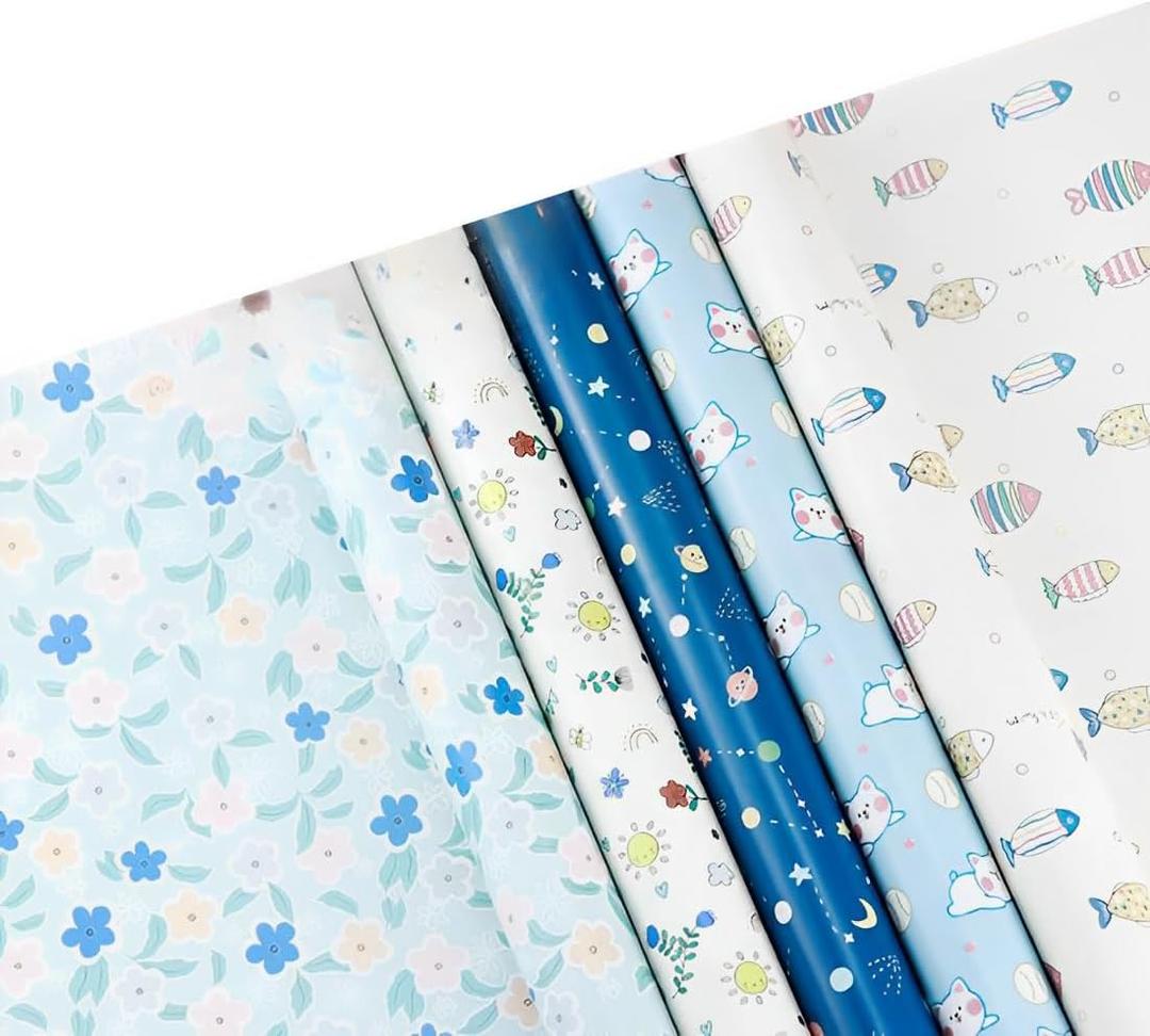 JPORSHU Cartoon Gift Wrapping Paper25Cartoon Theme Gift Wrap for Birthday Holidayfor ChristmasBirthday, Party, Baby Showers - 20 Inch X 29 Inch Per Sheet