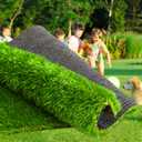 Weidear Artificial Grass Thick Turf 4 ft x 6 ft,1.38" Artificial Synthetic Fake Grass Rug, Indoor/Outdoor Realistic Turf Grass Lawn Mat for Dogs Pets, Patio, Landscape, Garden