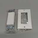 ENERLITES Toggle Light Switch, 3-Way or Single Pole, 15A 120-277V, Grounding Screw, Residential Grade, UL Listed, 83150-W-10PCS, White (10 Pack)