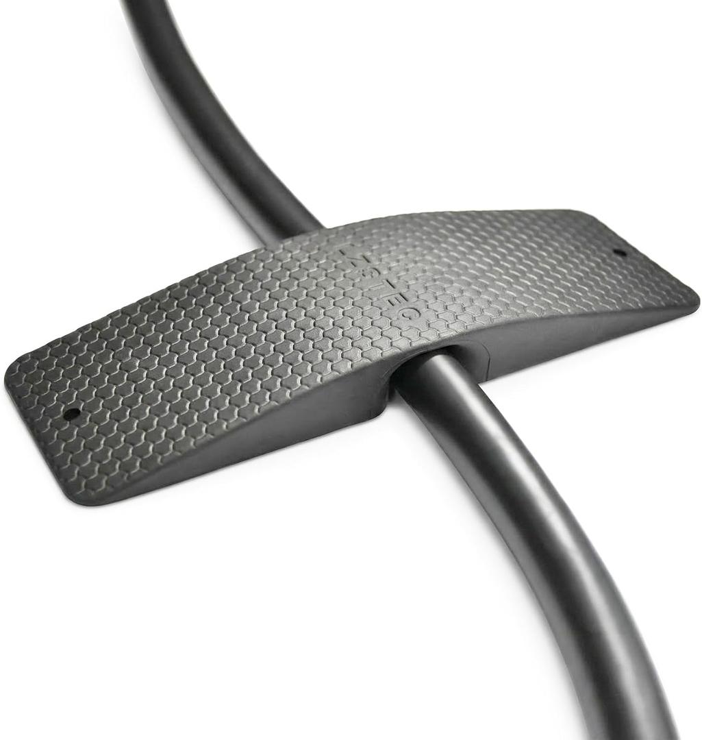 EV Charger Cable Protector Garage Door Pass Through, Design to Minimize Gaps, Soft Rubber, Heavy Duty, for All Tesla (Model 3/Y/X/S) and J1772 Mobile Chargers and Wall Connectors