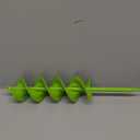 TCBWFY 3"x16.5" Garden Auger,Solid Shaft Dual-Spiral High Efficiency Auger Drill Bit for Planting - Perfect for Planting Bulbs, Flowers, and Small Trees