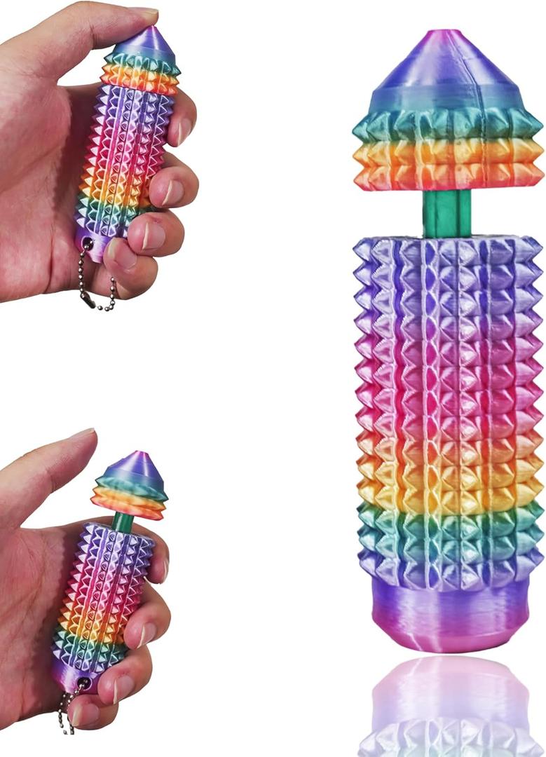 2 x Little Ouchies Fidget Toys - Long-Lasting Spinning Pain Stim Toy for Anxiety & Stress Relief, Fidget Toys for Adults Teens, Pain Relief Fidget Tool,1PCS Colorful