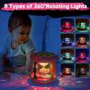 Baby Girl Toys 0-6 Months Ocean Projector Rotating Musical Light Up Tummy Time Toy Infant Aquarium 0-3 4 5 6 7 8 9 Months Crawling Toys Babies 6-12 Month Girls 1 2 Year Old Birthday Newborn Gifts