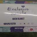 Exclusivo Mezcla Fleece Queen Blanket for Bed, Extra Large Fuzzy Olive Green Bed Blankets, Soft Cozy Plush Sofa Throws for All Seasons, 90x90 Inches