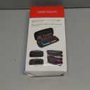 MoKo Carrying Case for Nintendo Switch 2 2025, Protective Hard Shell Portable Travel Carry Case Pouch Holds 10 Cartridges w/Pockets for Switch 2 Accessories and Games, Black