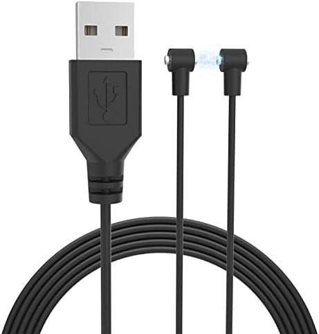 Jaslak Magnetic Universal USB Fast Charging Cable Cord for Massager, Computer USB Adapter Replacement Massager Charging Cord Compatible Backup Charger