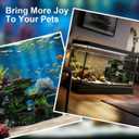 Artificial Rockery with Aquatic Plants for Aquarium Decoration - Easy-to-Clean Christmas Decoration for Betta Fish Tanks (1 Artificial Rockery, 4 Aquatic Plants)