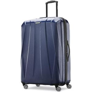 Samsonite Centric 2 Hardside Expandable Luggage with Spinner Wheels, True Navy, Checked-Large 28-Inch