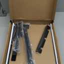 AX WABER Keyboard Tray Under Desk Pull Out with Extra Sturdy Adjustable C Clamp Mount System, 27.3 (32.5 inch Including Clamps) x 11 Inch Slide-Out Platform Computer Drawer for Typing, Black,AX01WB01