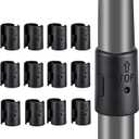24 Pcs 12 Pairs Wire Shelf Clips for 3/4" Post Shelving Sleeves Replacements for Wire Shelving, Plastic Parts for Stability and Layer Spacing Adjustment(3/4 Inch Dia)