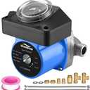 Hot Water Recirculating Pump - 100W Instant Heater With Timer for Tank/Electric Heaters, Extremely Quiet