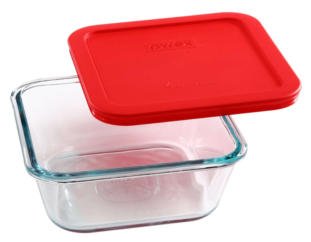 Pyrex Square Glass Dish 4 Cup 946ml