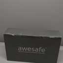 awesafe Gun Safe, Updated Biometric Gun Safes for Pistols, Quick Access Pistol Safe Fingerprint Handgun Safe with Keys and Keypad, Gun Lock Box for Home