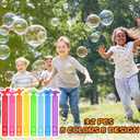 32 Pack Bubble for Kids Party Favors, 8 Style Mini Bubble Wands with Gift Box, Dinosaur Toys Bulk for Carnival Prizes Goodie Bag Stuffers Supplies, Birthday Bath Time Bubbles Blower Toy for Girl Boy