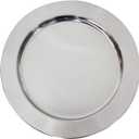 13" Stainless Steel Handmade Charger Plates, Silver Charger Plates, Metal Silver Chargers for Dinner Plates, Plate Chargers Set of 6