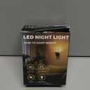 JandCase Night Light, Dimmable Night Lights Plug into Wall, Auto On/Off Light Sensor Nightlight, 3000K Warm White 0-100LM Brightness LED Nightlight, for Hallway Bedroom Kids Room Christmas Gifts