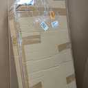 14 in Full Size Bamboo Platform Bed Frame with Tall Headboard No Box Spring,Natural