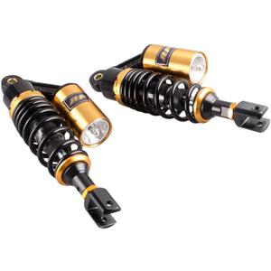 LIRU Motorcycle Shock Absorbers Universal 280mm for HONDA for Suzuki for Kawasaki for Yamaha Street Bikes, Scooters, ATV (Classic Golden Black) LIRU Motorcycle Shock Absorbers Universal 280mm for HONDA for Suzuki for Kawasaki for Yamaha Street Bikes, Scooters, ATV (Classic Golden Black)