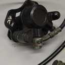 Left Hydraulic Brake Master Caliper Rear Hand Hydraulic Disc Brake Assembly Replacement for 50cc 90cc 110ccc 125cc Chinese Taotao Roketa Sunl Go-Kart Dune Buggy Quad ATV Dirt Mini Bike