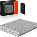 A-Premium Cabin Air Filter w/Activated Carbon Compatible with Toyota, Lexus, Land Rover, Scion, Subaru, Pontiac & Jaguar - Camry, RAV4, Highlander, Corolla, Sienna, Tundra, Prius, 4Runner, Outback