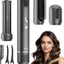 3 in 1 Hot Air Styler Wrap Set Dual Direction Air Curler Fast Drying 110000 RPM Hair Dryer Brush with 800M Negative Ionic All in One Styling Tool for Curling, Straightening & Volumizing Home Travel