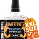 Automotive Super Glue Liquid 1.76 oz XXL  for Cracks in Trim, Panels, Headlights & Clips  Fast-Drying, Oil & Heat Resistant Bond for Cars, Motorcycles & RVs  Thin Cyanoacrylate