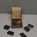 8 Pack Heavy Duty Gate Hinges - Solid Steel Iron Weld on Hinges - Thickness 5 mm Metal Butterfly Hinges for Gates & Doors