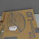 YOSUKATA Cast Iron Wok Cover - Premium Wok Cover 13.2" for Wok 13.5"- Wooden Pan Lid with Ergonomic Handle - Condensate-free - Durable Accessories for Genuine Asian Cooking