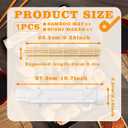 Sushi Bazooka Maker, Food Grade Plastic Sushi Roller Kit, Molds for Crafting with Rice,Vegetables,and Meat (White)