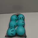 Bandit Sports 202 Popper Plastic Baseballs, Made of Impact-Resistant and Rebounding Material, Perfect Practice Baseballs for Baseball & Hitting Ball Training (6 count)