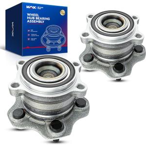 KAX 512388 Pair Rear Wheel Bearing Hub Assemblies Compatible with 2007-2018 Nissan Altima, 2009-2014 2016-2019 Nissan Maxima, 2014-2020 Infiniti QX60, 2013 Infiniti JX35 5 Lugs
